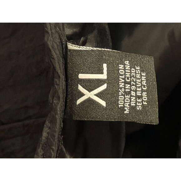 Almost Famous Sz  XL Black Parachute Pants Nylon Lightweight Relaxed Fit . NWT - Picture 4 of 12